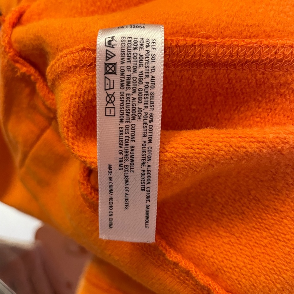 Anthropologie Orange Top with Pink Floral Embroidery - Picture 5 of 5